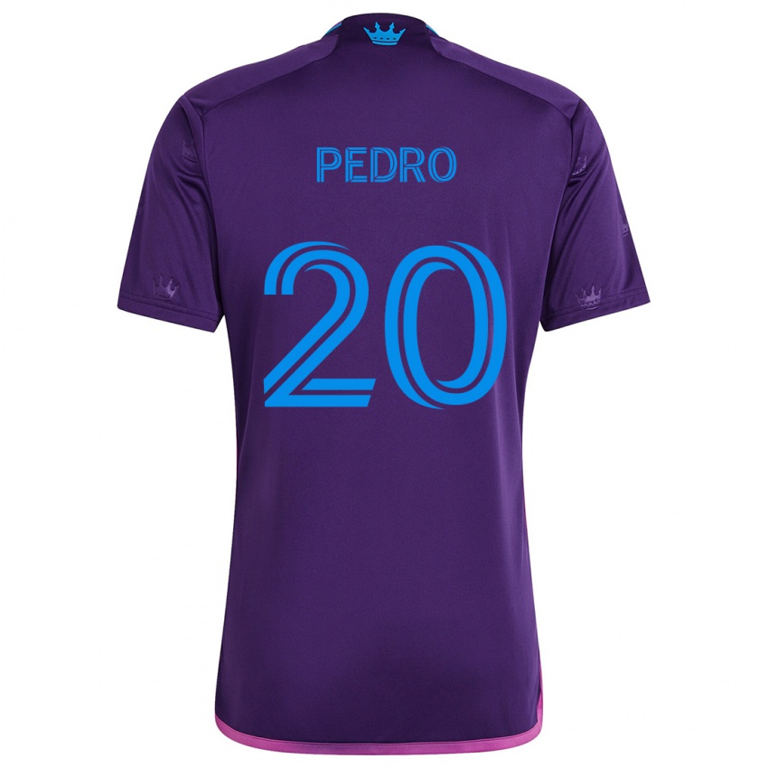 Bambino Maglia João Pedro #20 Viola Blu Kit Gara Away 2024/25 Maglietta