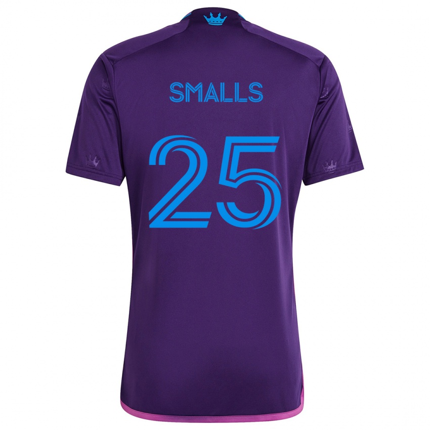 Bambino Maglia Tyger Smalls #25 Viola Blu Kit Gara Away 2024/25 Maglietta