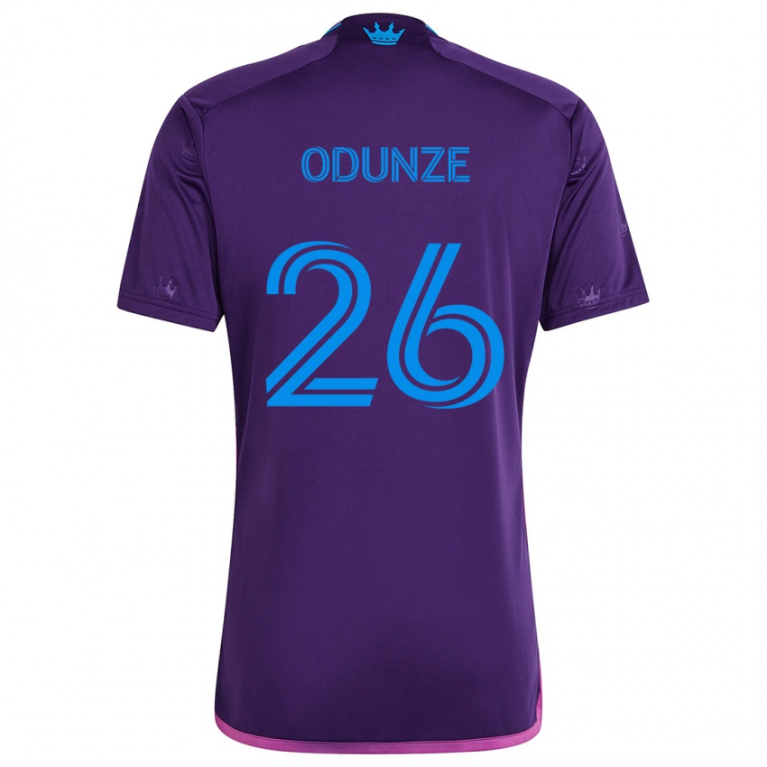 Bambino Maglia Chituru Odunze #26 Viola Blu Kit Gara Away 2024/25 Maglietta