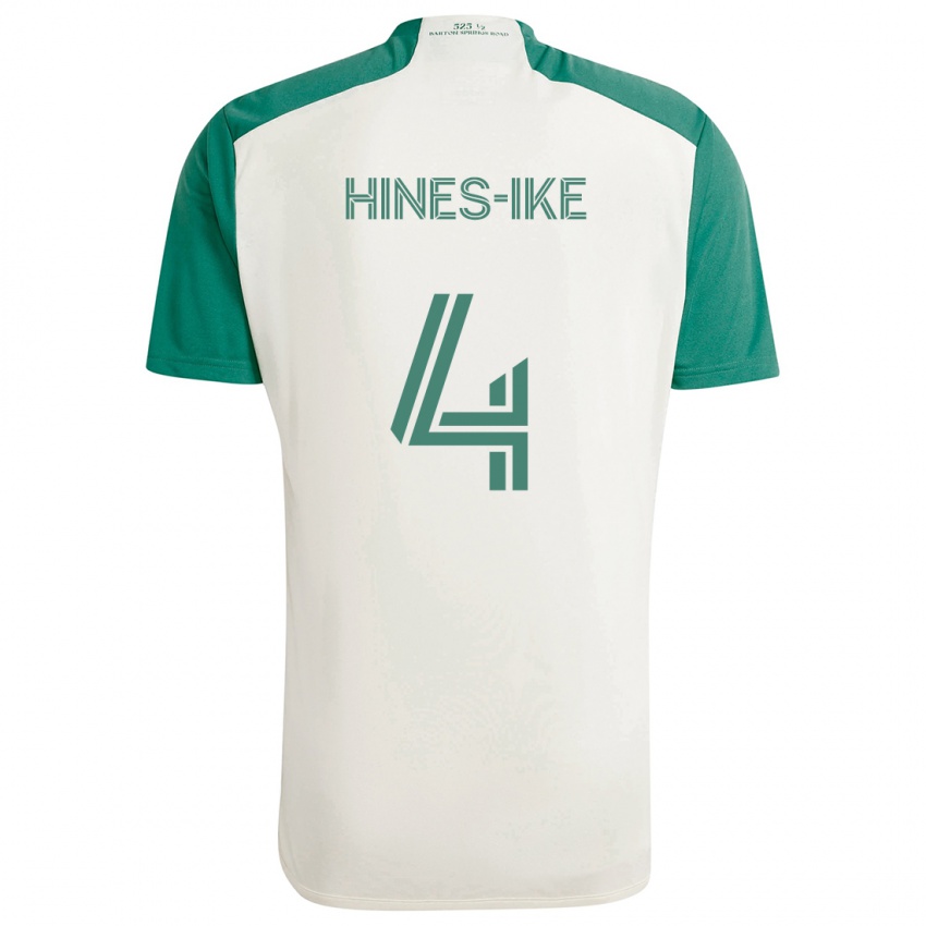 Bambino Maglia Brendan Hines-Ike #4 Colori Marrone Chiaro Verde Kit Gara Away 2024/25 Maglietta