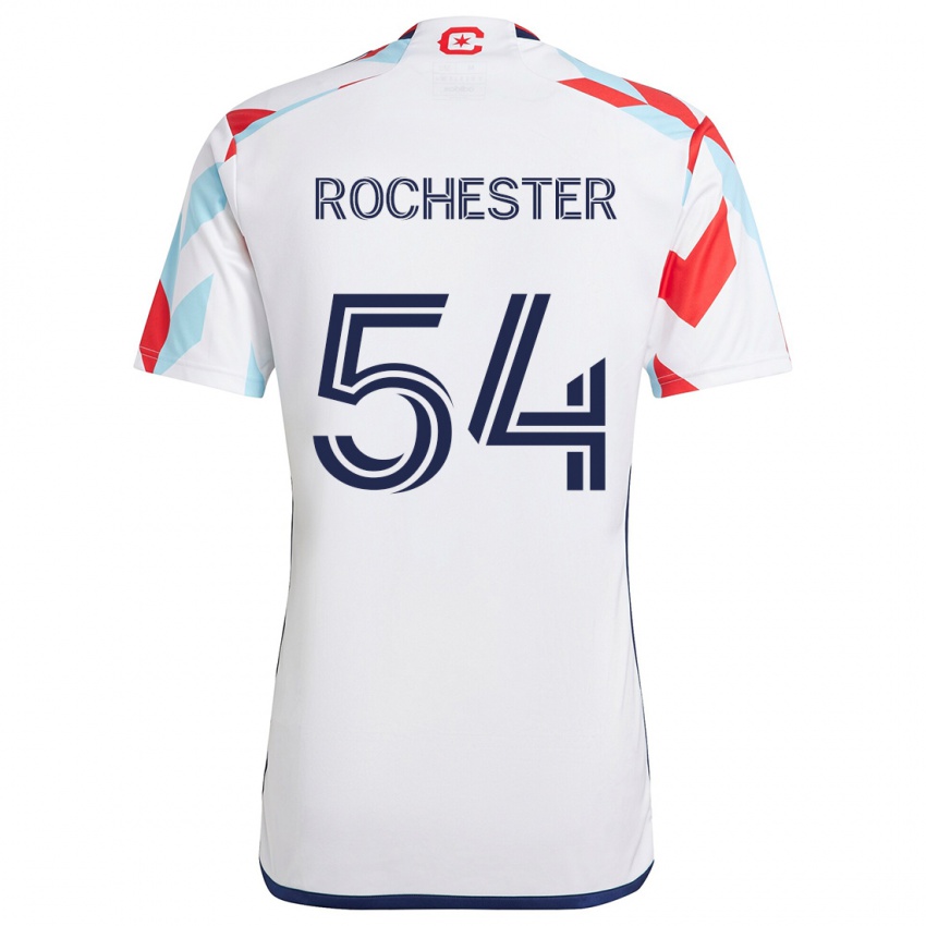 Bambino Maglia Lamonth Rochester #54 Bianco Rosso Blu Kit Gara Away 2024/25 Maglietta