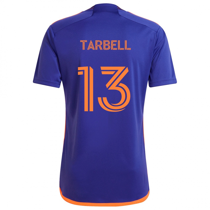 Bambino Maglia Andrew Tarbell #13 Viola Arancione Kit Gara Away 2024/25 Maglietta