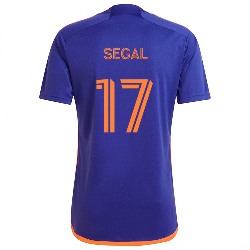 Bambino Maglia Gabriel Segal #17 Viola Arancione Kit Gara Away 2024/25 Maglietta