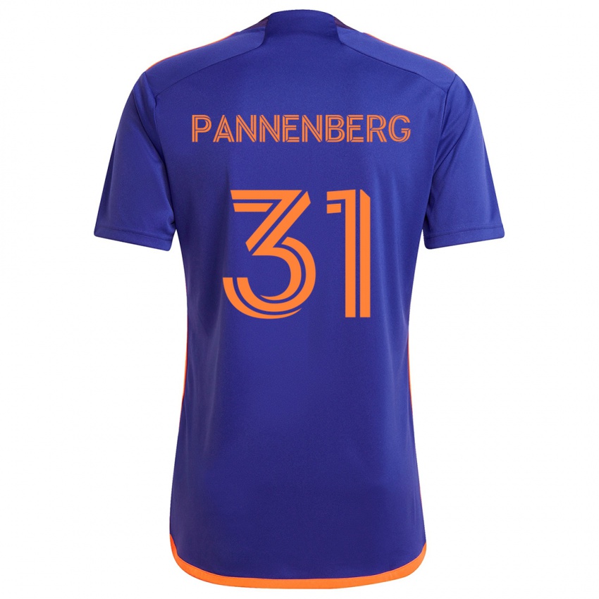 Bambino Maglia Andrew Pannenberg #31 Viola Arancione Kit Gara Away 2024/25 Maglietta