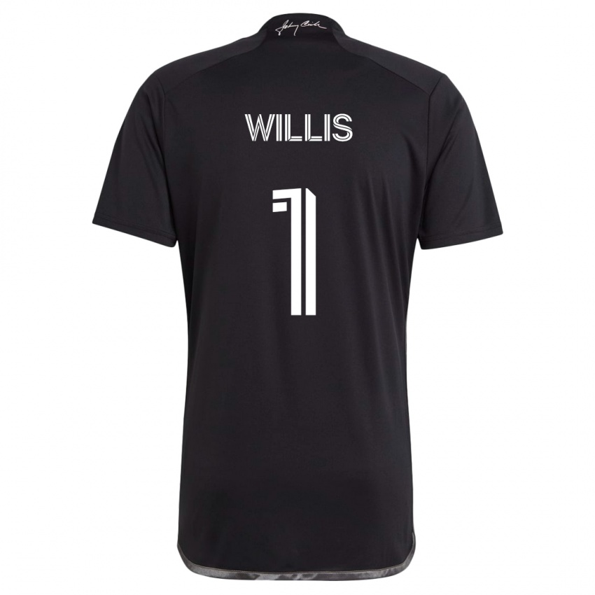 Bambino Maglia Joe Willis #1 Nero Kit Gara Away 2024/25 Maglietta