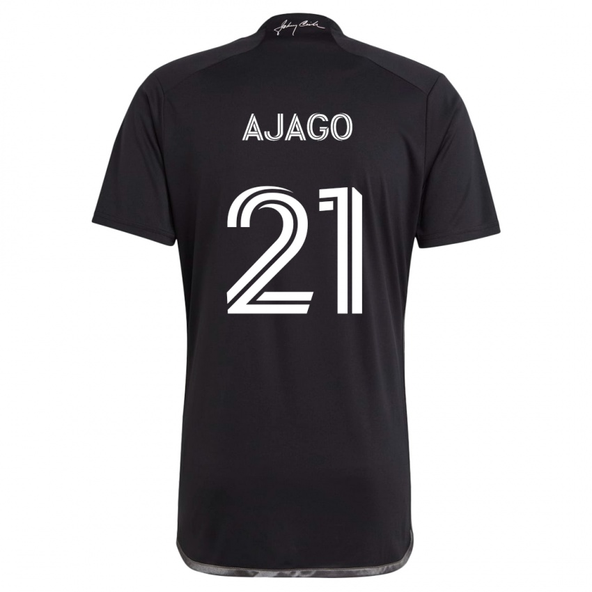 Bambino Maglia Forster Ajago #21 Nero Kit Gara Away 2024/25 Maglietta