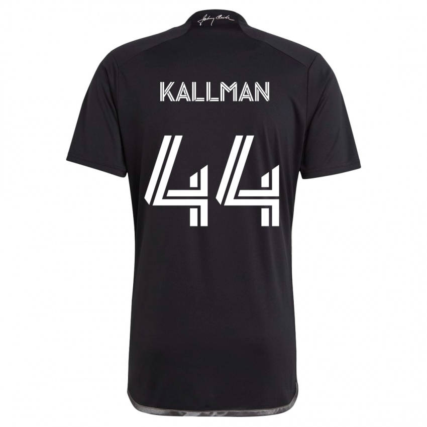 Bambino Maglia Brent Kallman #44 Nero Kit Gara Away 2024/25 Maglietta