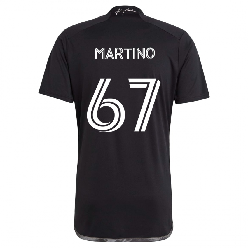 Bambino Maglia Ben Martino #67 Nero Kit Gara Away 2024/25 Maglietta