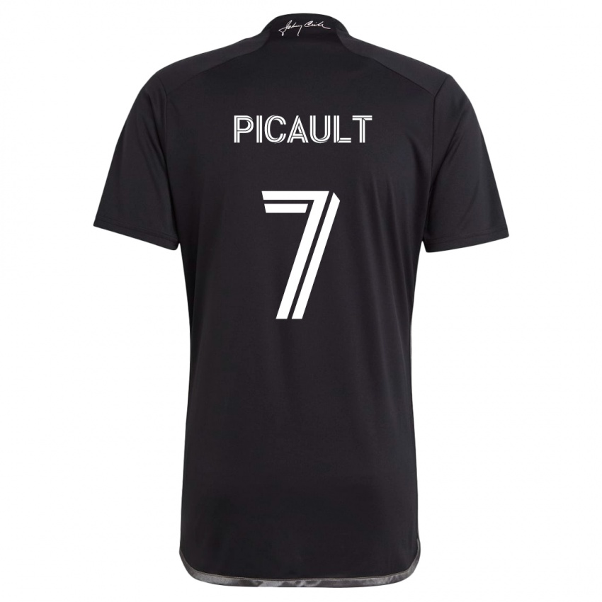 Bambino Maglia Fafà Picault #7 Nero Kit Gara Away 2024/25 Maglietta