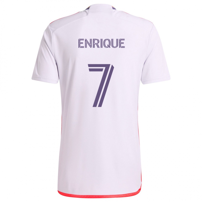 Bambino Maglia Ramiro Enrique #7 Bianco Rosso Viola Kit Gara Away 2024/25 Maglietta