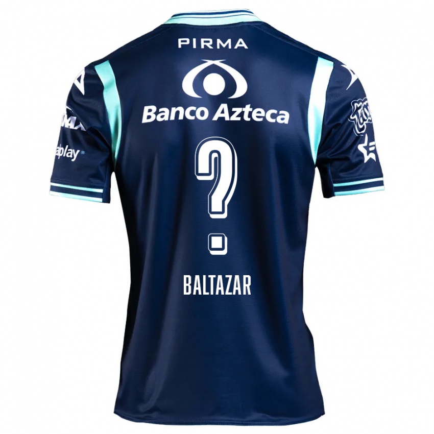 Bambino Maglia Carlos Baltazar #0 Blu Navy Kit Gara Away 2024/25 Maglietta