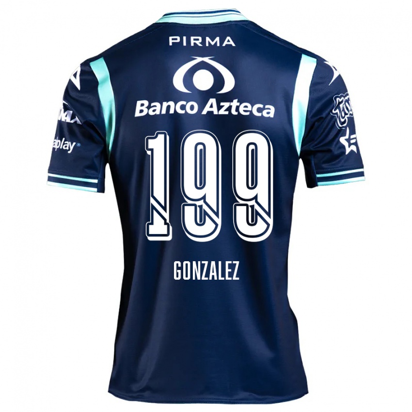 Bambino Maglia Samuel González #199 Blu Navy Kit Gara Away 2024/25 Maglietta