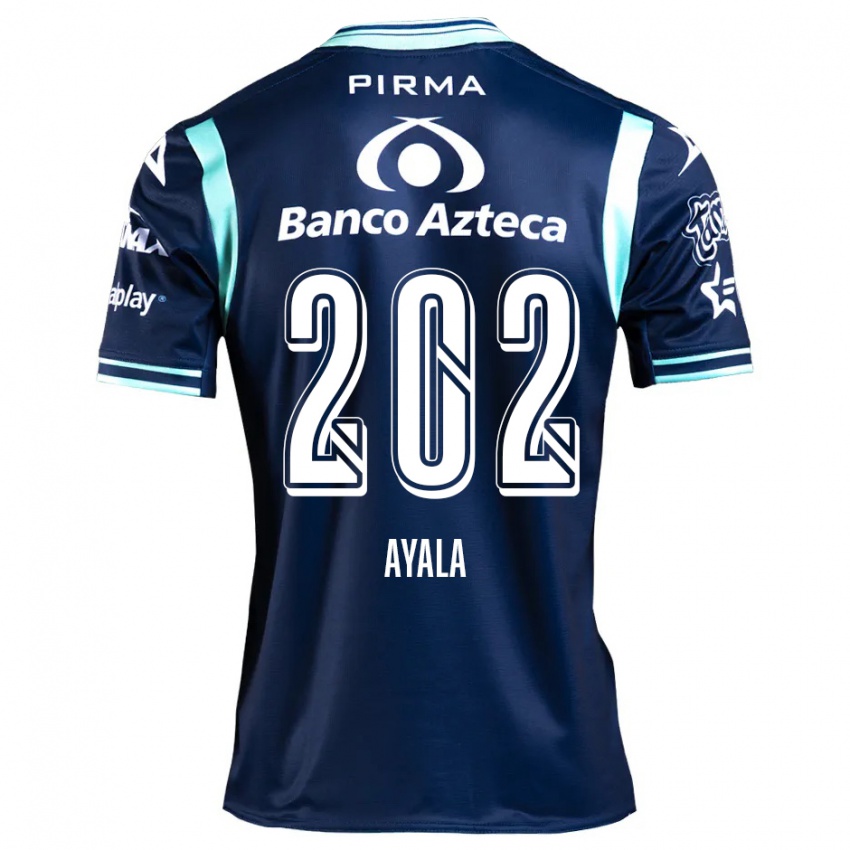 Bambino Maglia Diego Ayala #202 Blu Navy Kit Gara Away 2024/25 Maglietta