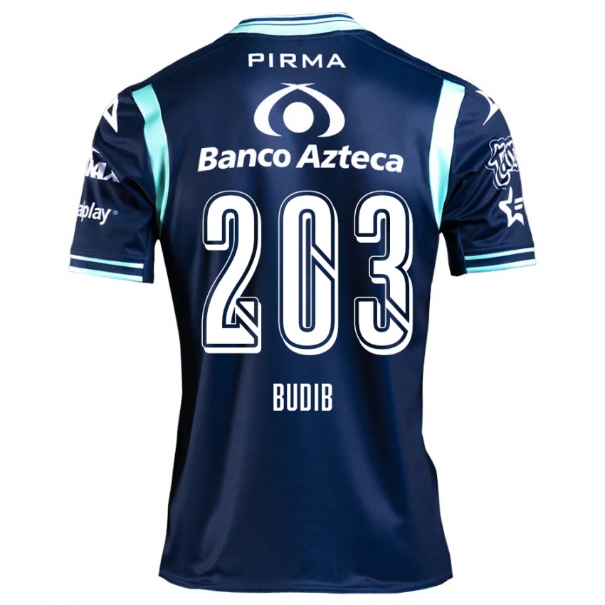 Bambino Maglia Pedro Budib #203 Blu Navy Kit Gara Away 2024/25 Maglietta