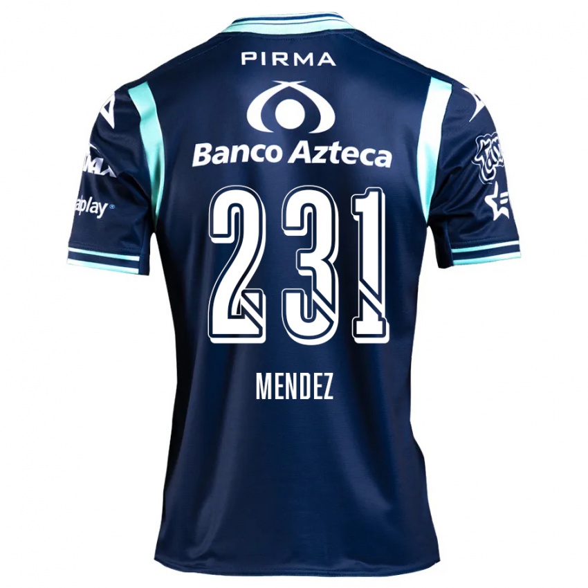 Bambino Maglia Alejandro Méndez #231 Blu Navy Kit Gara Away 2024/25 Maglietta