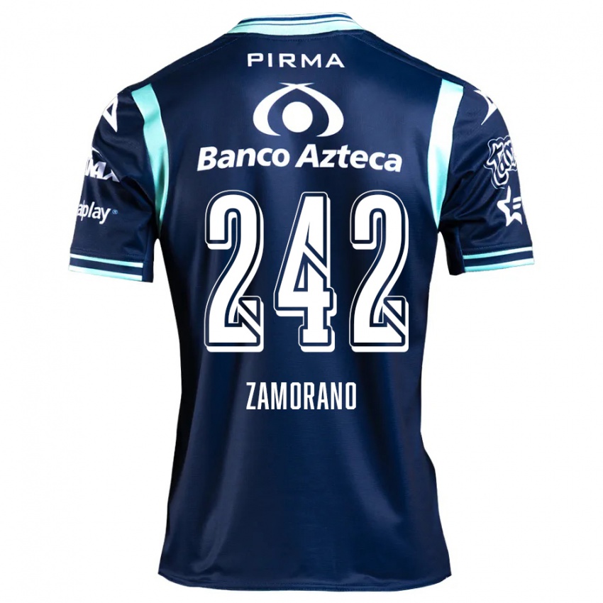 Bambino Maglia Leonardo Zamorano #242 Blu Navy Kit Gara Away 2024/25 Maglietta