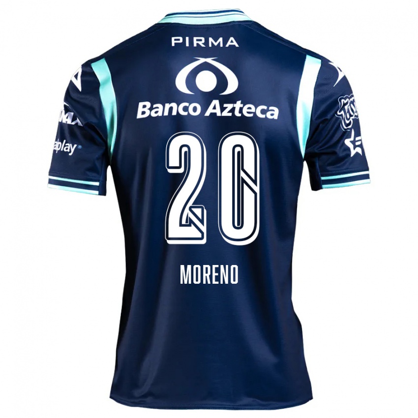 Bambino Maglia Ximena Moreno #20 Blu Navy Kit Gara Away 2024/25 Maglietta