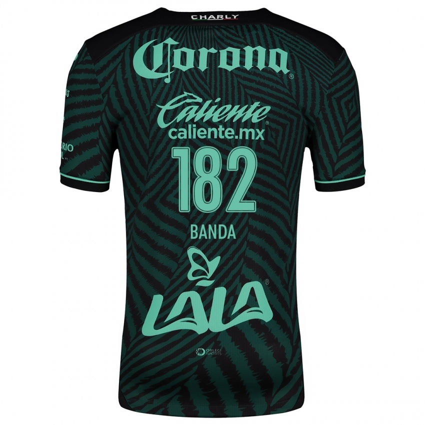 Bambino Maglia Iker Banda #182 Nero Verde Kit Gara Away 2024/25 Maglietta