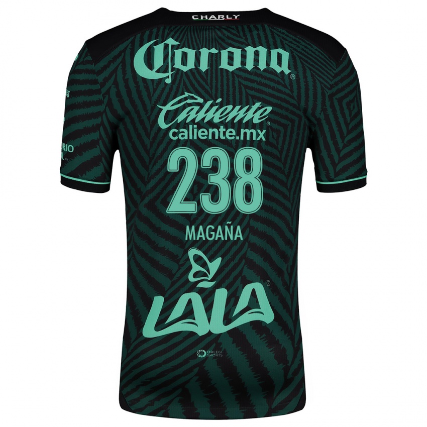 Bambino Maglia Emilio Magaña #238 Nero Verde Kit Gara Away 2024/25 Maglietta