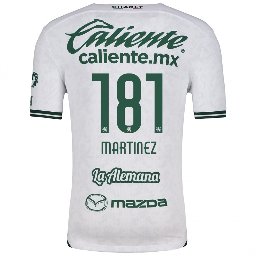 Bambino Maglia Irving Martínez #181 Bianco Verde Kit Gara Away 2024/25 Maglietta