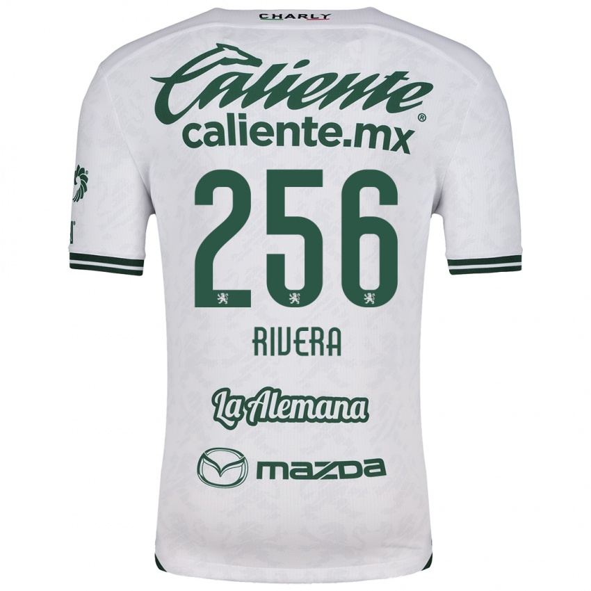 Bambino Maglia Fernando Rivera #256 Bianco Verde Kit Gara Away 2024/25 Maglietta