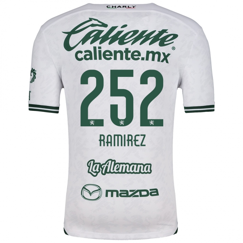 Bambino Maglia Luis Ramírez #252 Bianco Verde Kit Gara Away 2024/25 Maglietta