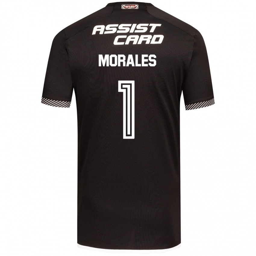 Bambino Maglia Benjamin Morales #1 Nero Bianco Kit Gara Away 2024/25 Maglietta