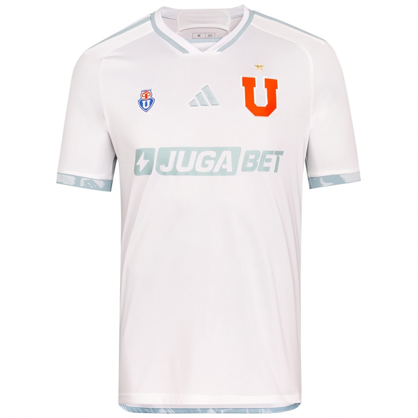 Bambino Maglia Gabriela Bórquez #12 Bianco Grigio Kit Gara Away 2024/25 Maglietta