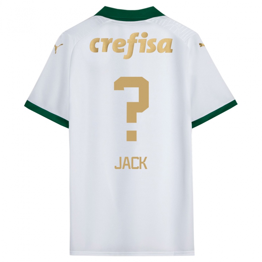 Bambino Maglia Fellipe Jack #0 Bianco Verde Kit Gara Away 2024/25 Maglietta