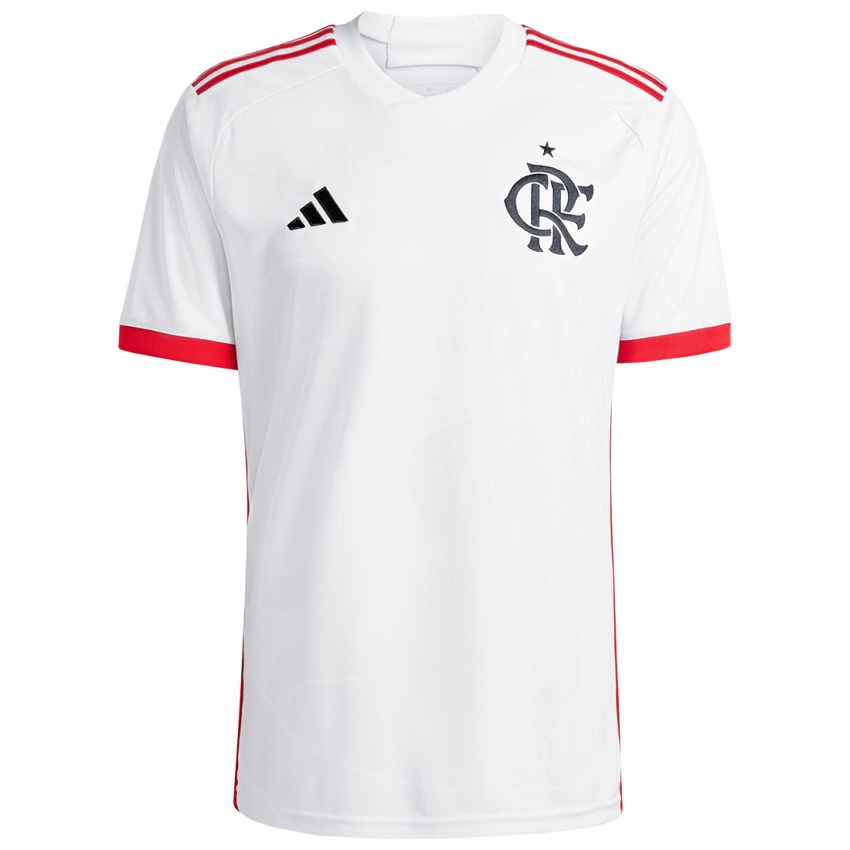 Bambino Maglia Leo Pereira #4 Bianco Rosso Kit Gara Away 2024/25 Maglietta