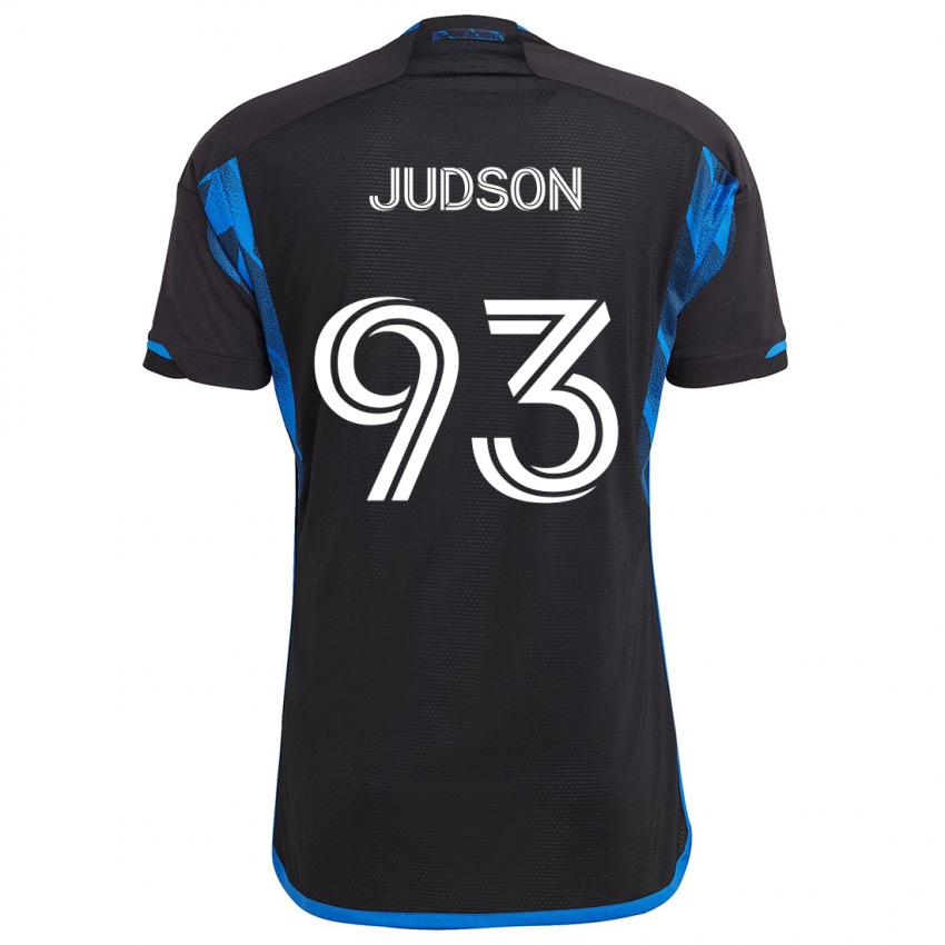 Uomo Maglia Judson #93 Blu Nero Kit Gara Home 2024/25 Maglietta