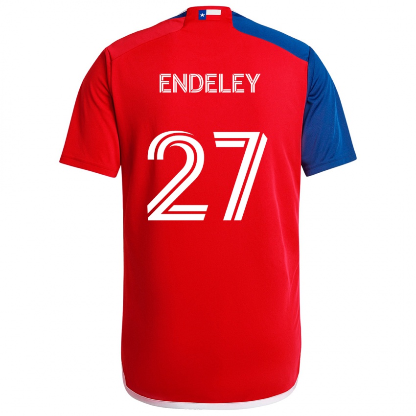 Uomo Maglia Herbert Endeley #27 Blu Rosso Kit Gara Home 2024/25 Maglietta