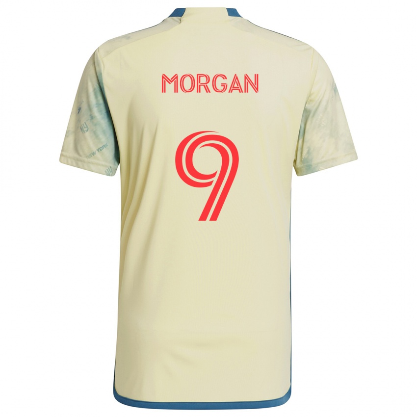 Uomo Maglia Lewis Morgan #9 Giallo Rosso Blu Kit Gara Home 2024/25 Maglietta