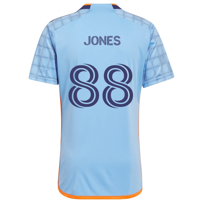 Uomo Maglia Malachi Jones #88 Blu Arancione Kit Gara Home 2024/25 Maglietta