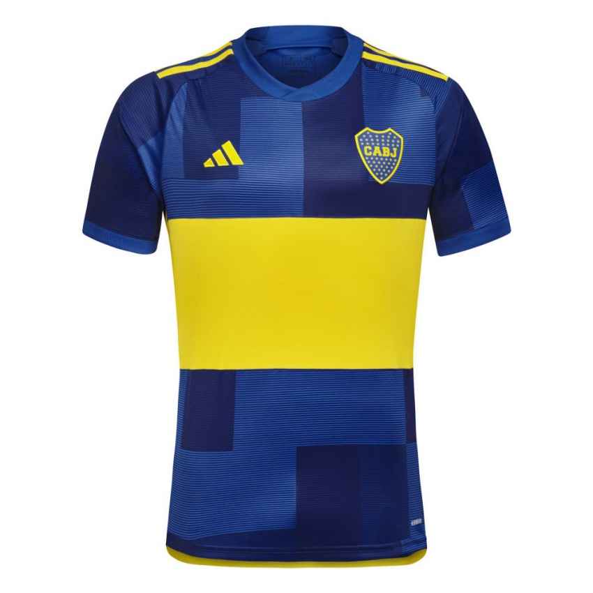 Uomo Maglia Isaías Rodríguez #14 Blu Giallo Kit Gara Home 2024/25 Maglietta