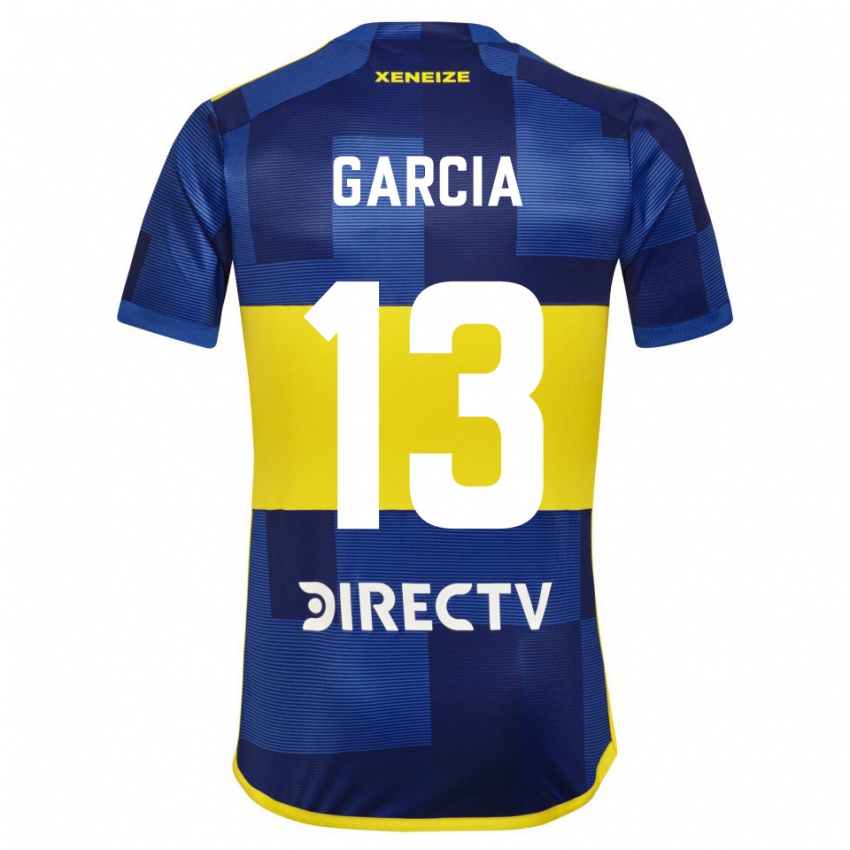 Uomo Maglia Javier Garcia #13 Blu Giallo Kit Gara Home 2024/25 Maglietta