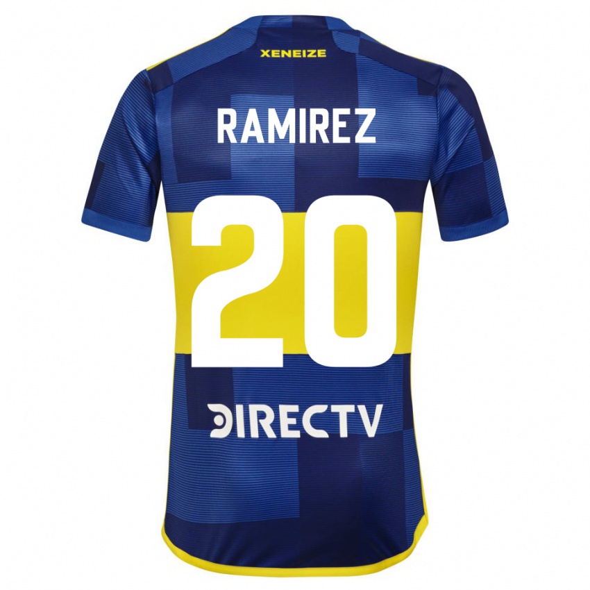 Uomo Maglia Juan Ramirez #20 Blu Giallo Kit Gara Home 2024/25 Maglietta