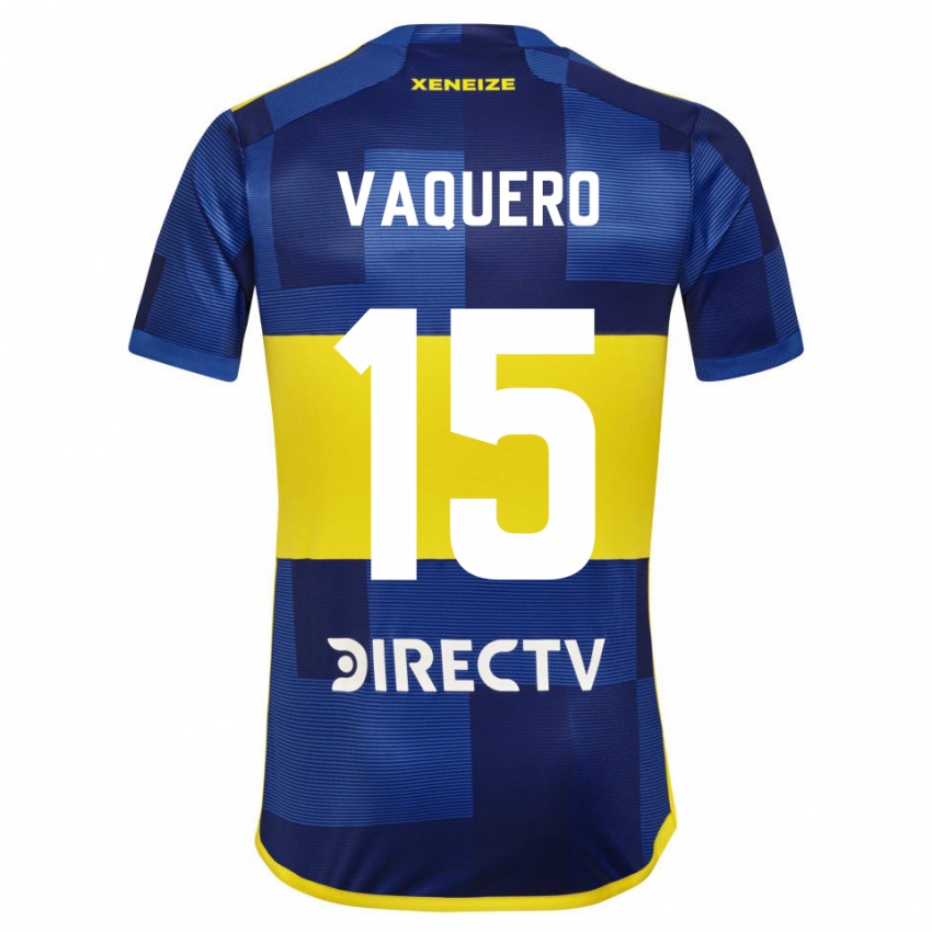 Uomo Maglia Ivan Vaquero #15 Blu Giallo Kit Gara Home 2024/25 Maglietta