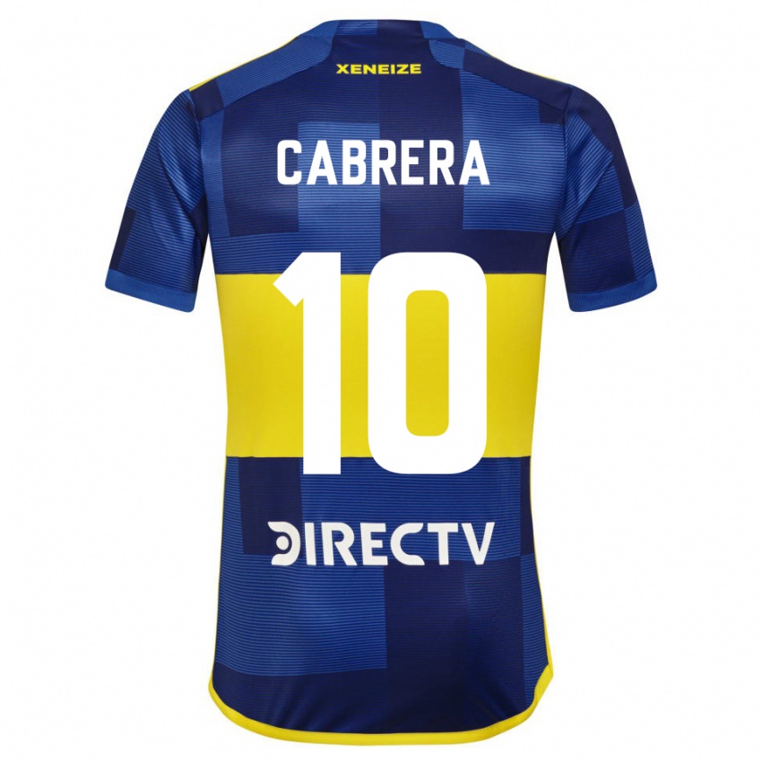 Uomo Maglia Micaela Cabrera #10 Blu Giallo Kit Gara Home 2024/25 Maglietta