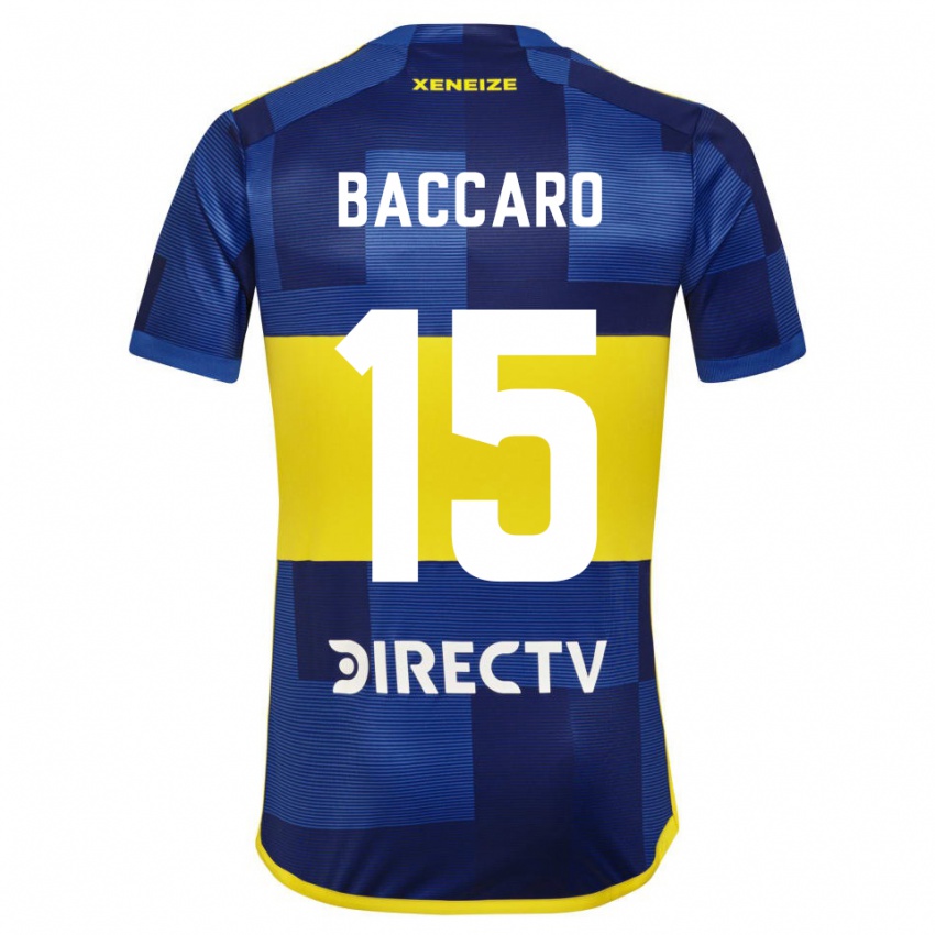 Uomo Maglia Camila Baccaro #15 Blu Giallo Kit Gara Home 2024/25 Maglietta