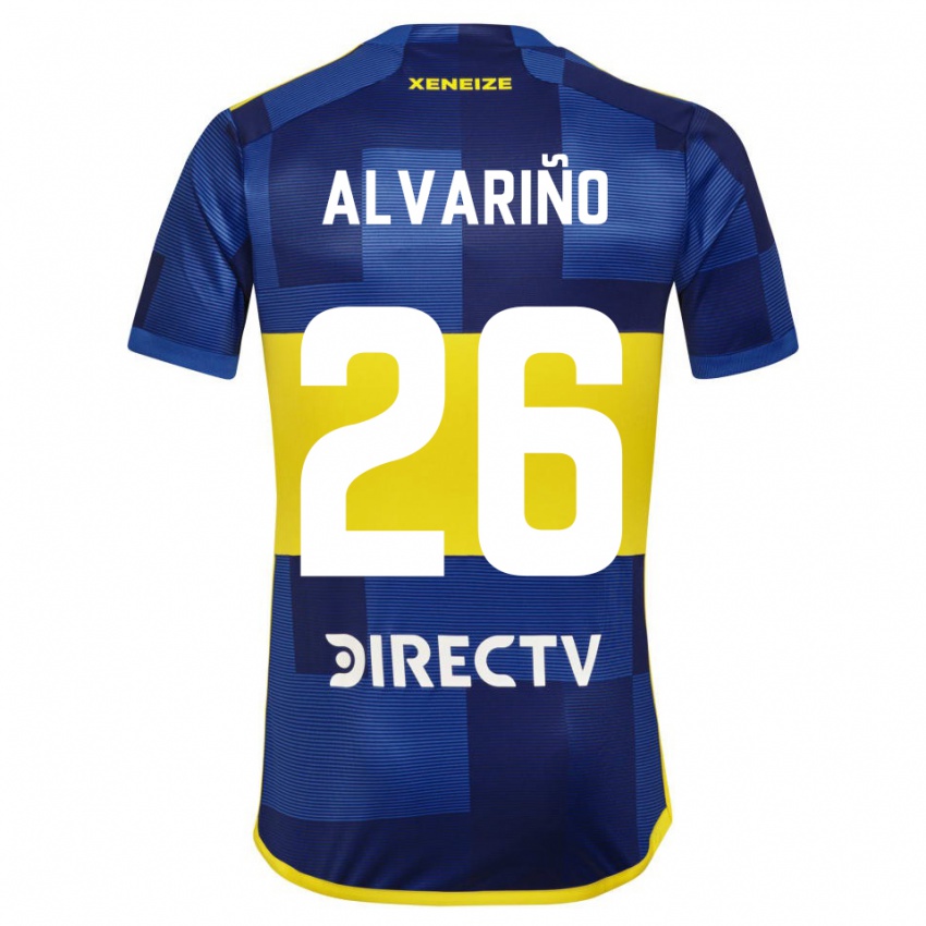 Uomo Maglia Alexis Alvariño #26 Blu Giallo Kit Gara Home 2024/25 Maglietta