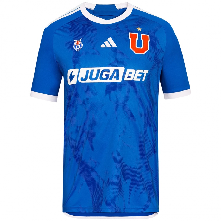 Uomo Maglia Antonio Díaz #0 Blu Bianco Kit Gara Home 2024/25 Maglietta