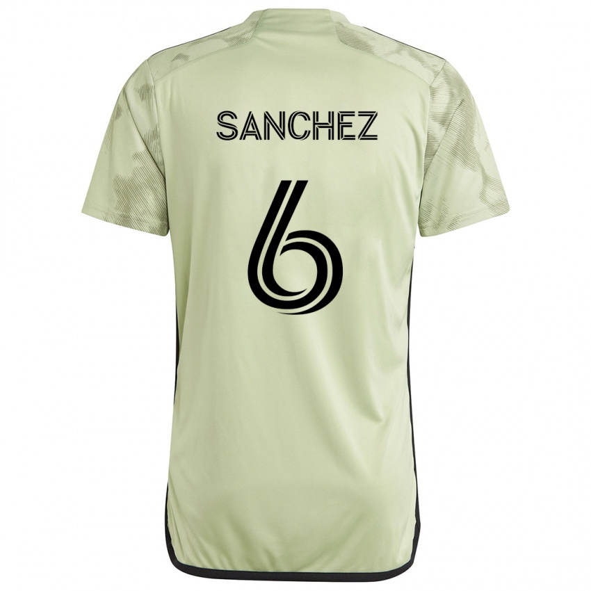 Uomo Maglia Ilie Sánchez #6 Verde Chiaro Kit Gara Away 2024/25 Maglietta