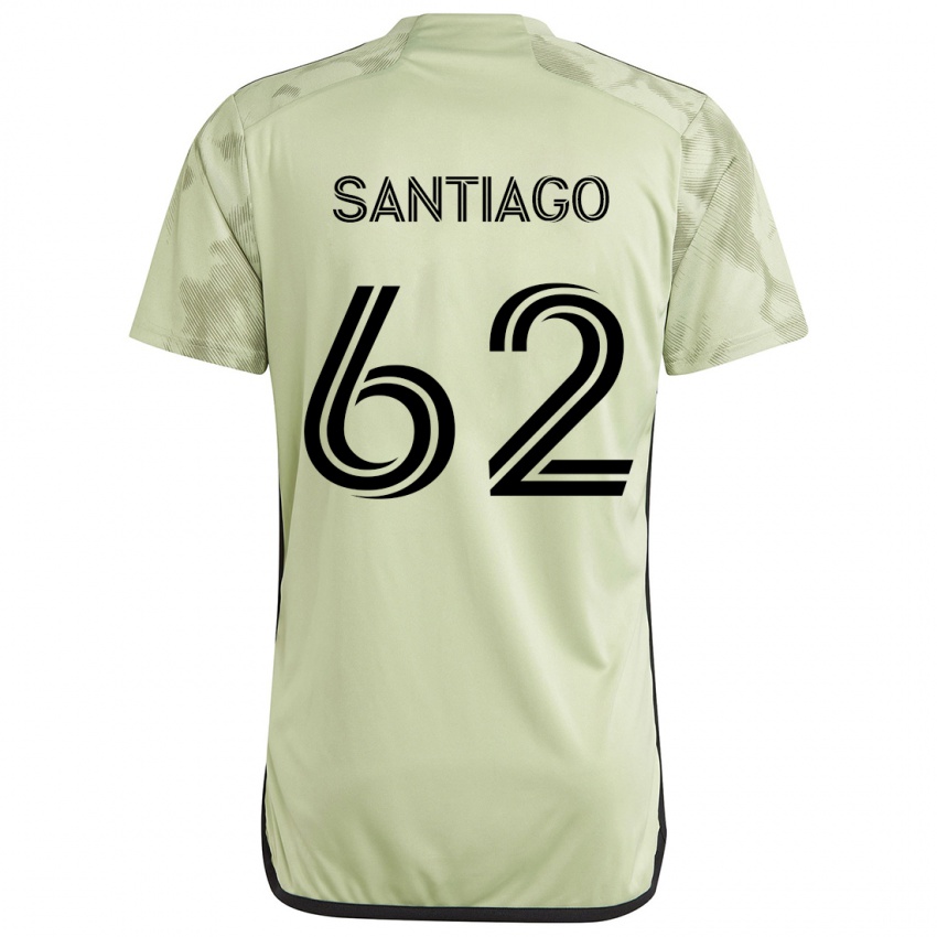 Uomo Maglia Joshua Santiago #62 Verde Chiaro Kit Gara Away 2024/25 Maglietta