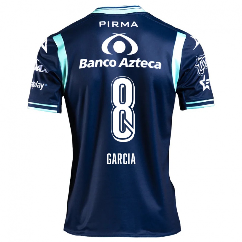 Uomo Maglia Luis García #8 Blu Navy Kit Gara Away 2024/25 Maglietta