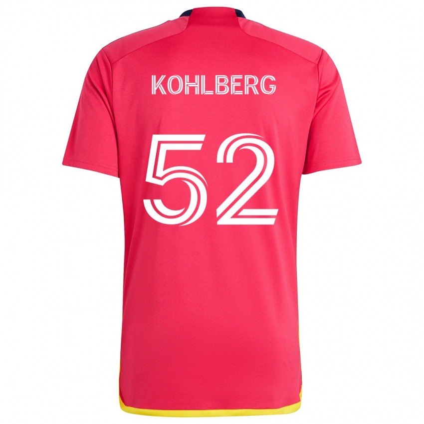 Donna Maglia Andrew Kohlberg #52 Rosso Blu Kit Gara Home 2024/25 Maglietta