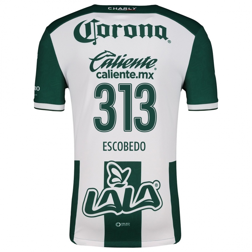 Donna Maglia Rodrigo Escobedo #313 Verde Bianco Kit Gara Home 2024/25 Maglietta