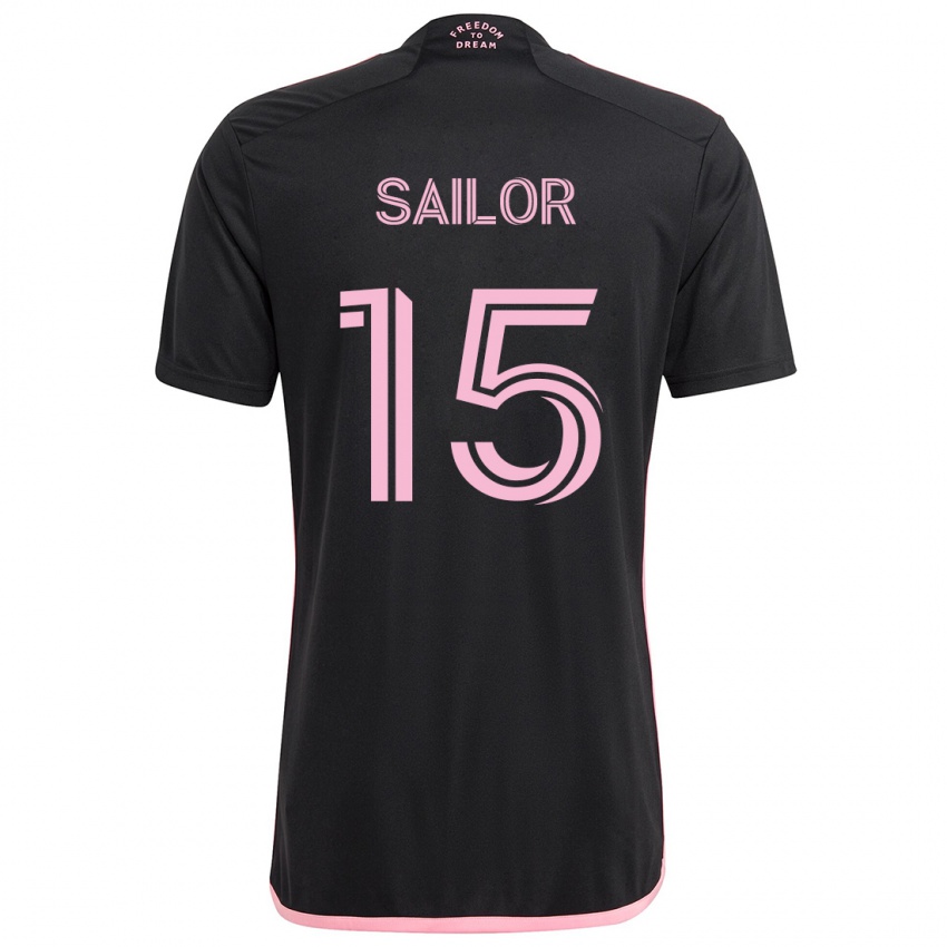 Donna Maglia Ryan Sailor #15 Nero Kit Gara Away 2024/25 Maglietta