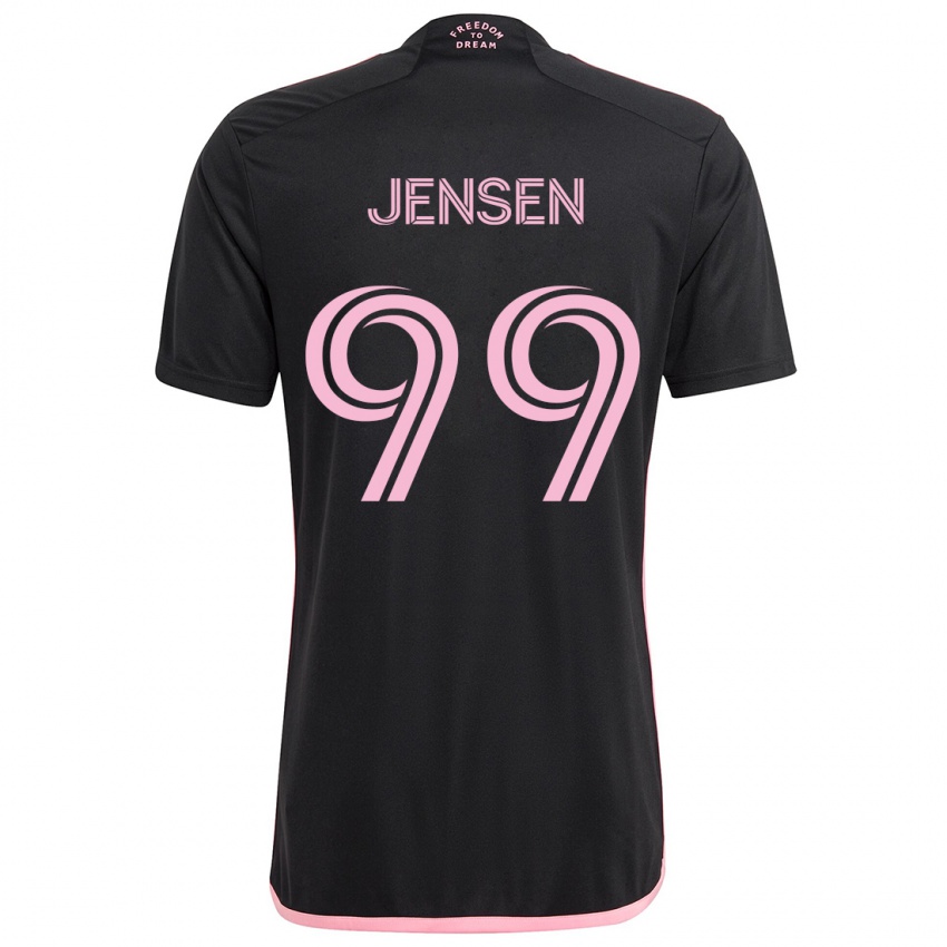 Donna Maglia Cole Jensen #99 Nero Kit Gara Away 2024/25 Maglietta