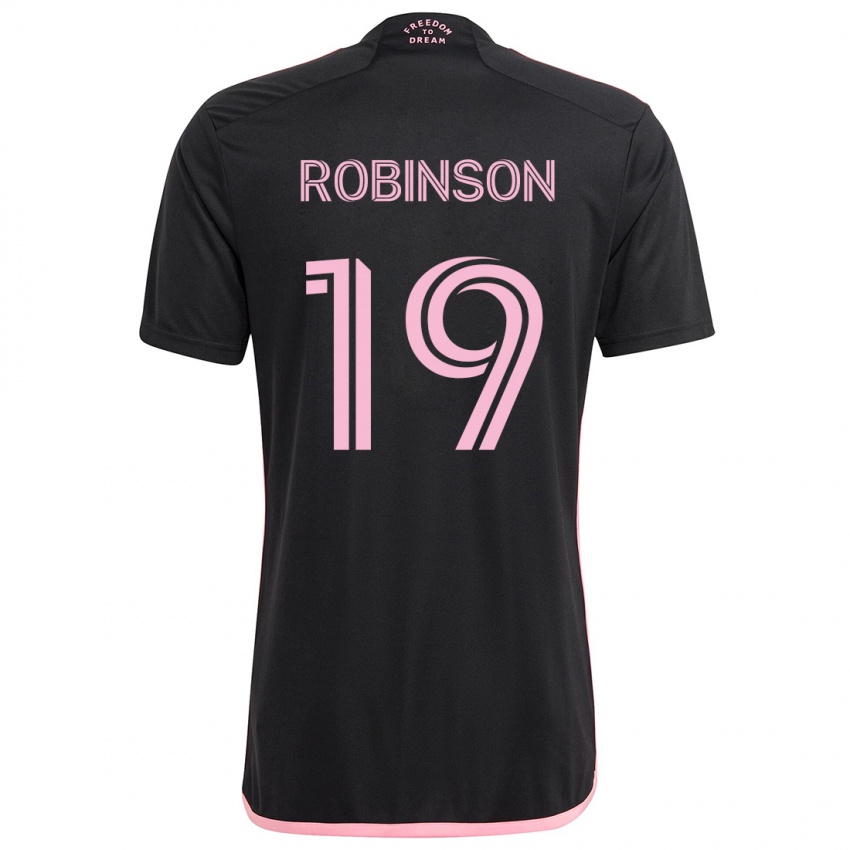 Donna Maglia Robbie Robinson #19 Nero Kit Gara Away 2024/25 Maglietta